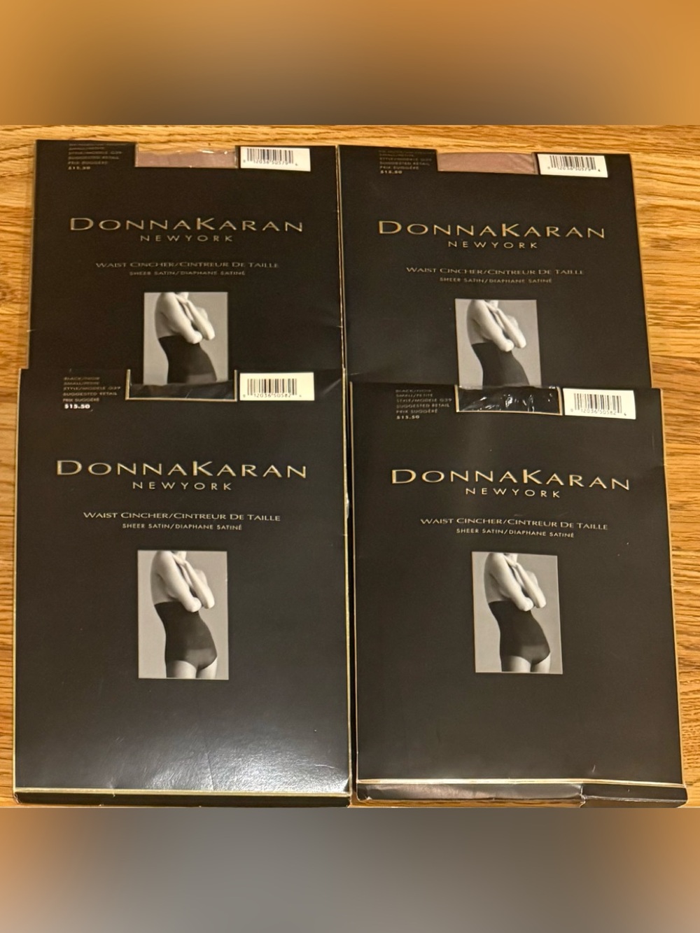Lot of 10 Donna Karan DKNY Hosiery Pantyhose Nudes Black Small Petite NIP - Picture 6 of 9